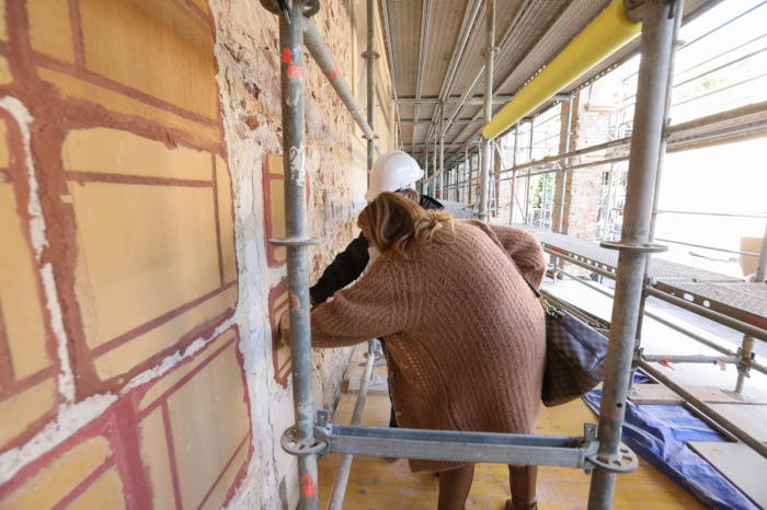 Primera fase de restauración de las fachadas del Museo de la Torre Lluch de Gavà